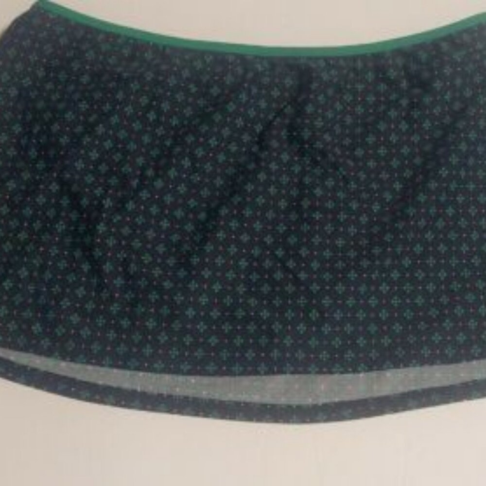 Nautica Women's Bikini Bottom with Geometric Print & Skirt Size 12 NWT